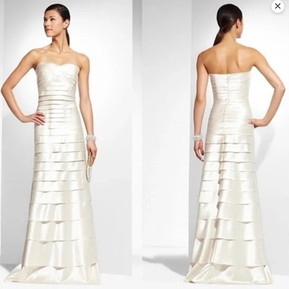 BCBGMaxAzria “Flo” full length dress, size 12 - Picture 2 of 9